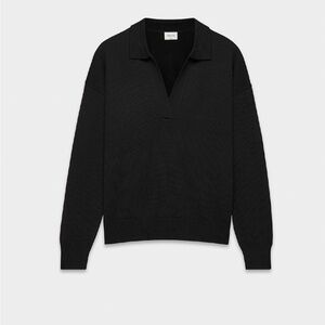 Wilfred Clara Merino Wool Polo Sweater Size L
